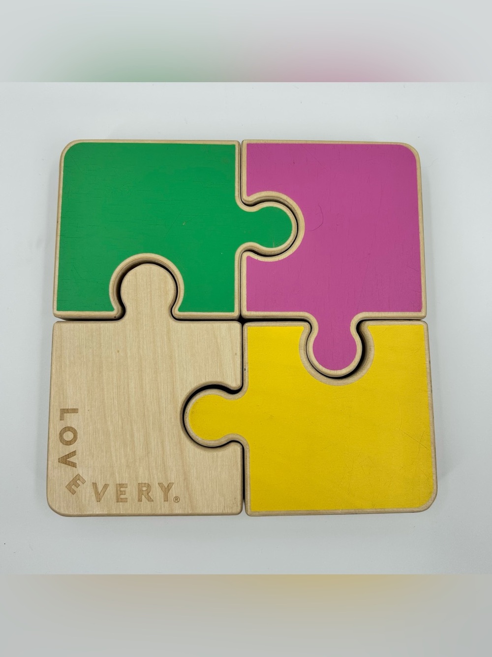 Lovevery Chunky Wooden Jigsaw Puzzle Companion Play Kit 22-24 Months